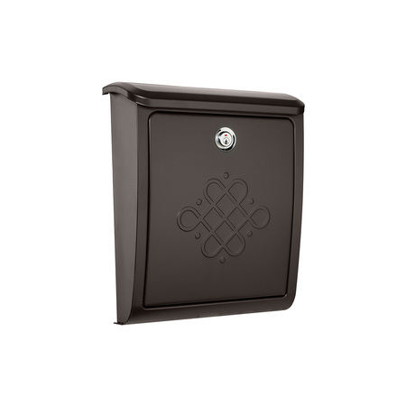 ARCHITECTURAL MAILBOXES Bordeaux Locking Wall Mount Rubbed Bronze 2697RZ-10